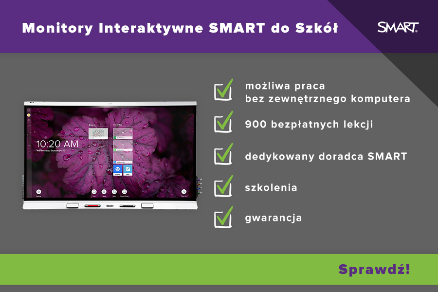 Monitory i tablice interaktywne SMART